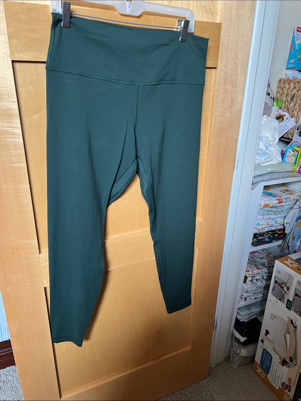 lululemon athletica Dark Green High-Rise Leggings